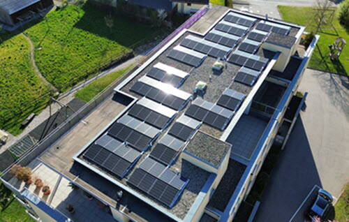 Referenz Photovoltaikanlage in Düdingen Referenz Photovoltaikanlage in Düdingen